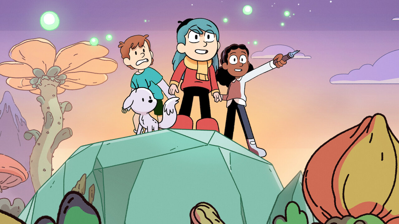Hilda con sus amigos