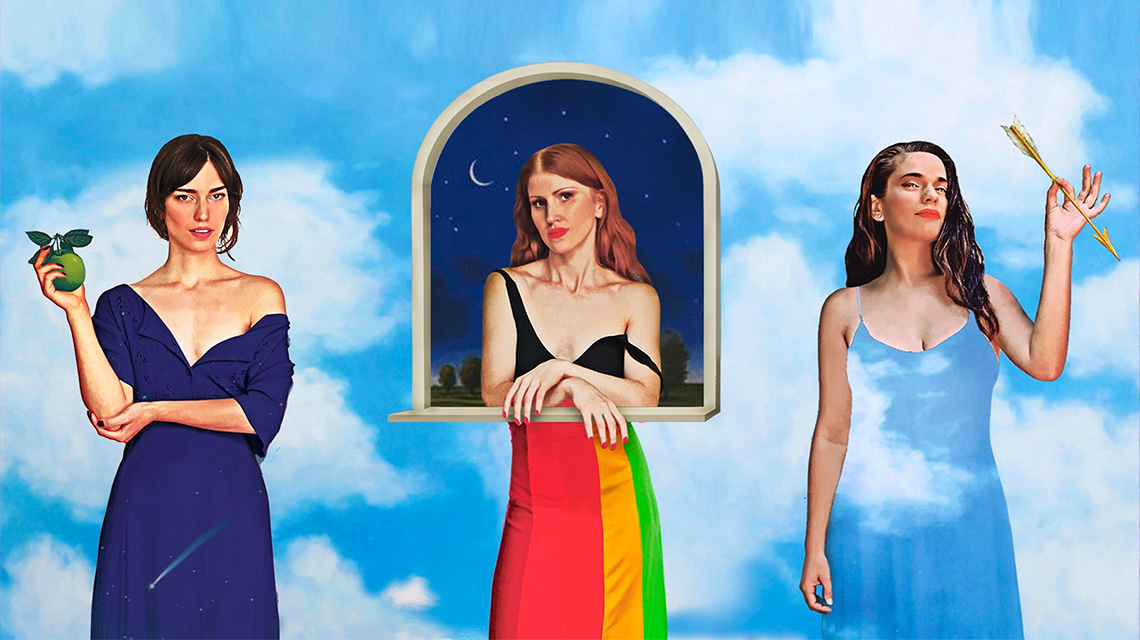 Imagen del trio femina para el diario digital La Voz de Funes